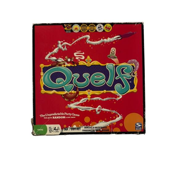 Spin Master Quelf Game – Complete with All Pieces (Box Damaged) - Picture 1 of 7